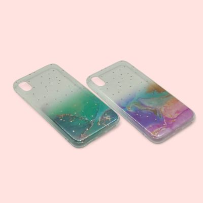 Лот: 25127506. Фото: 1. Чехол iPhone XR IMD Градиент. Чехлы, бамперы