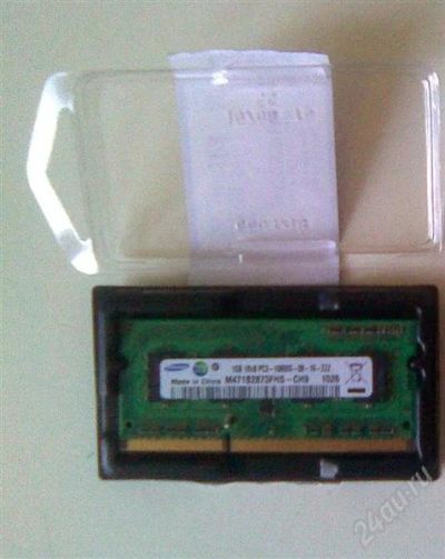 Лот: 1421706. Фото: 1. Samsung DDR3 1333 SO-DIMM 1Gb. Оперативная память