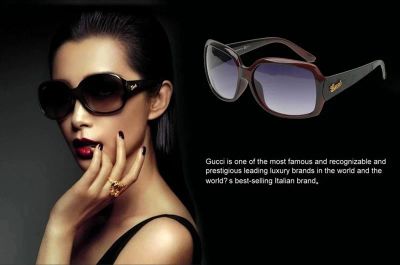 Лот: 4026161. Фото: 1. Солнцезащитные очки Gucci модель... Очки солнцезащитные