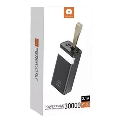 Лот: 22145597. Фото: 1. POWER BANK WUW Y-108 30000mAh... Внешние, портативные аккумуляторы для смартфонов (Power bank)