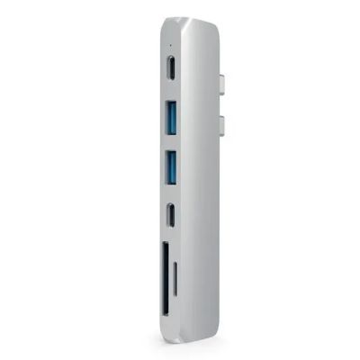 Лот: 22395536. Фото: 1. USB-хаб Satechi Aluminum Pro Hub... USB хабы