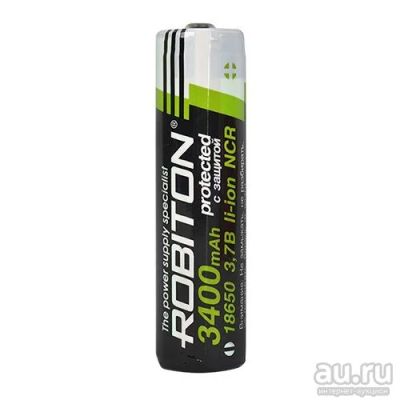 Лот: 14292196. Фото: 1. Аккумулятор Robiton 3.7v 3400mAh... Батарейки, аккумуляторы, элементы питания