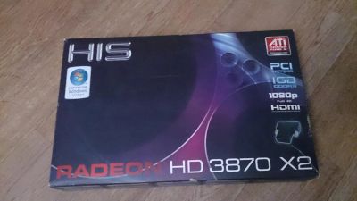 Лот: 8943190. Фото: 1. ВидеоКарта Radeon HD 3870 X 2. Видеокарты
