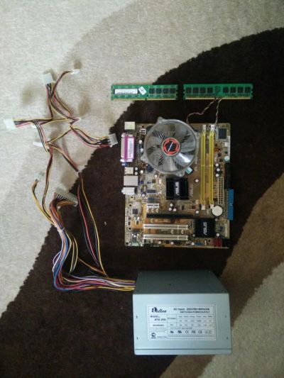 Лот: 8995825. Фото: 1. комплект материнская плата asus... Материнские платы