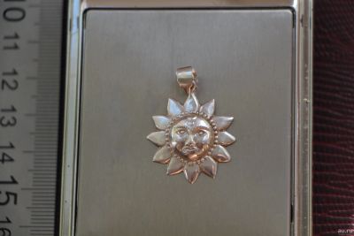 Лот: 18062317. Фото: 1. Подвес, подвеска на цепочку. Солнце... Кулоны, подвески