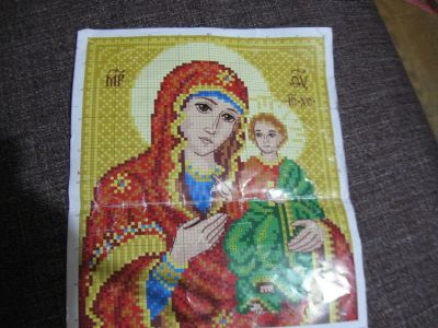 Лот: 16319275. Фото: 1. набор для вышивки Дева Мария. Вышивание