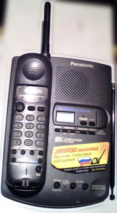 Лот: 4064503. Фото: 1. радиотелефон Panasonic c автоответчиком. DECT и радиотелефоны