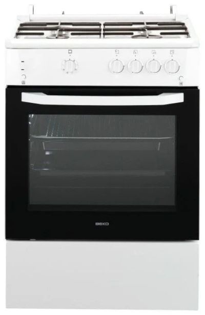 Лот: 16015628. Фото: 1. Газовая плита BEKO CSG 62000 W... Плиты, духовые шкафы, варочные поверхности