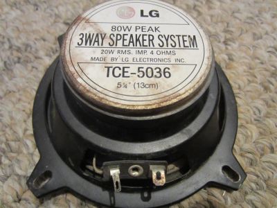Лот: 3453807. Фото: 1. Динамик LG 80w TCE-5036 Басы выдает... Динамики