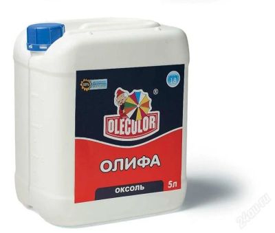 Лот: 1520855. Фото: 1. Олифа Olecolor оксоль 10 л, с... Краски, лаки, растворитель