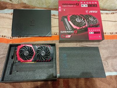 Лот: 19935494. Фото: 1. msi rx580 4gb. Видеокарты