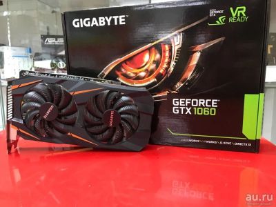 Лот: 12704646. Фото: 1. Видеокарта Gigabyte GTX 1060 Windforce... Видеокарты