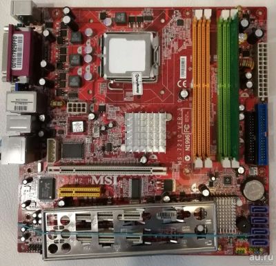 Лот: 15492914. Фото: 1. Материнская плата MSI 945GM2-H... Материнские платы