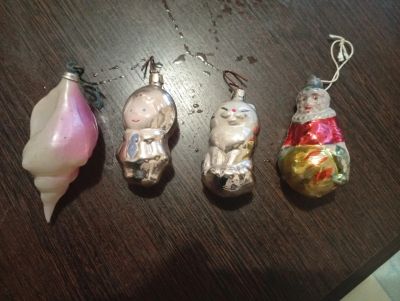 Лот: 25886933. Фото: 1. Ëлочные игрушки СССР. Игрушки