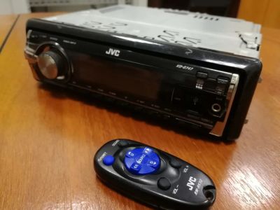 Лот: 15081013. Фото: 1. Автомагнитола JVC KD-G747 в отличном... Автомагнитолы