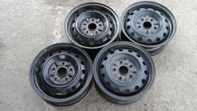 Лот: 9753241. Фото: 1. 5 / 114.3 R 14 ( 4 диска штампованных... Диски
