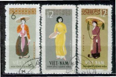 Лот: 25899151. Фото: 1. Сев.Вьетнам 1964-67_008-012. Марки