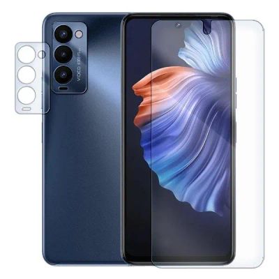 Лот: 24483964. Фото: 1. Защитное стекло Krutoff для Tecno... Защитные стёкла, защитные плёнки