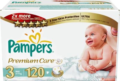Лот: 5762925. Фото: 1. Pampers Premium Care 3 (4-9 кг... Детская гигиена