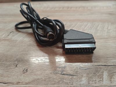 Лот: 25025227. Фото: 1. кабель Scart - 9 pin din для оригинальной... Шнуры, кабели, разъёмы