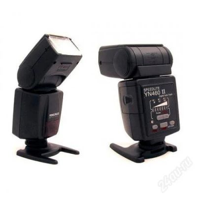 Лот: 1487423. Фото: 1. YongNuo Speedlite YN-460II + 4... Вспышки, осветители, рассеиватели