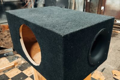 Лот: 20029408. Фото: 1. Короб для 12" 35Hz раскрыв труба... Сабвуферы