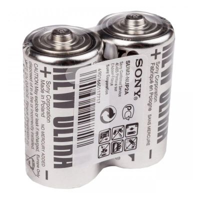 Лот: 7289818. Фото: 1. Батарейка R14 SONY New Ultra BL2... Батарейки, аккумуляторы, элементы питания