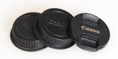 Лот: 19942266. Фото: 1. Крышки на фотообъективы canon. Крышки, бленды