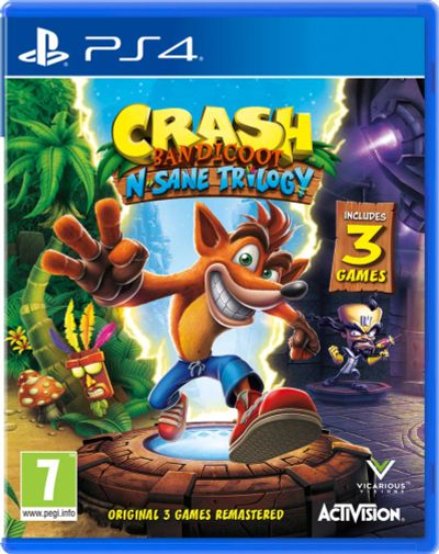 Лот: 15506173. Фото: 1. Crash Bandicoot Trilogy PS4. Игры для консолей