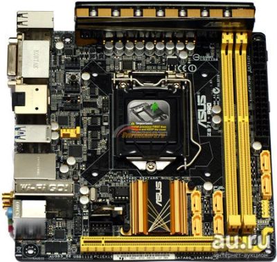 Лот: 8818165. Фото: 1. Asus Z87I-PRO сломан один усик... Материнские платы