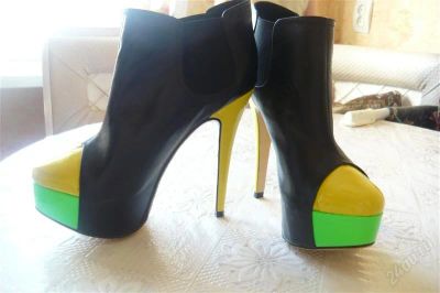 Лот: 2871000. Фото: 1. Ботинки Giuseppe Zanotti. Кожа... Ботинки, полуботинки
