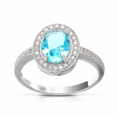 Лот: 23799354. Фото: 1. Кольцо TALANT из серебра с ювелирным... Кольца, перстни