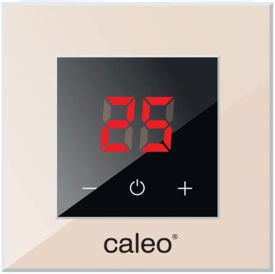 Лот: 17517283. Фото: 1. Терморегулятор Caleo Nova бежевый. Тёплый пол