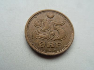 Лот: 8526405. Фото: 1. Дания 25 эре 1995. Европа
