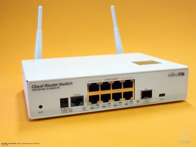 Лот: 13980601. Фото: 1. Коммутатор Microtik crs109-8g-1s-2hnd-in. Коммутаторы