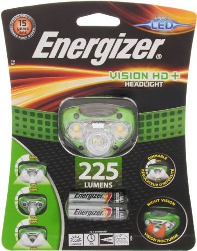Лот: 15645406. Фото: 1. Фонарь налобный Energizer Vision... Фонарики