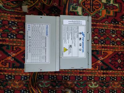Лот: 16305526. Фото: 1. 2 блока питания для компьютера. Корпуса, блоки питания