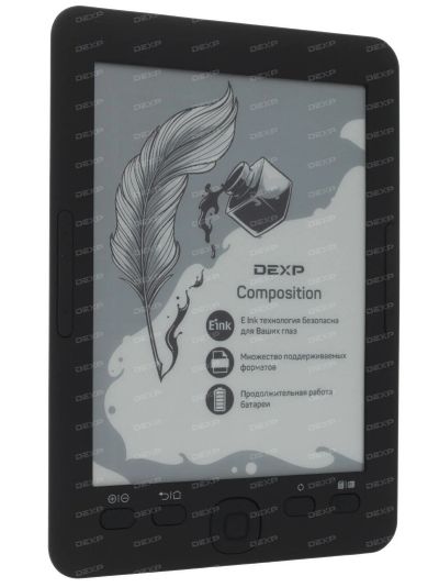 Лот: 16438689. Фото: 1. 6" Электронная книга Dexp T2 Composition... Другое (электронные книги, аксессуары)