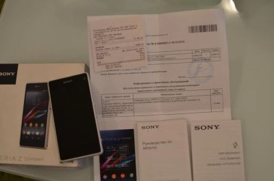 Лот: 7868801. Фото: 1. Sony Xperia Z1 Compact разбит... Смартфоны