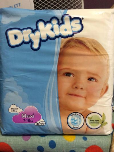 Лот: 5676411. Фото: 1. Подгузники DRY KIDS. Детская гигиена