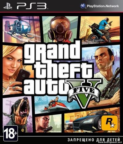 Лот: 10752890. Фото: 1. Gta 5 ps3. Игры для консолей