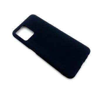 Лот: 19829935. Фото: 1. Чехол Oppo Realme 8i Силикон Черный... Чехлы, бамперы
