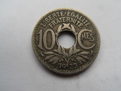 Лот: 10862191. Фото: 1. Франция 10 сантимов 1923. Европа