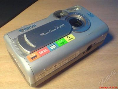 Лот: 294635. Фото: 1. Canon PowerShot A310 на запчасти. Цифровые компактные