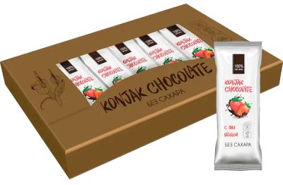 Лот: 23284938. Фото: 1. Шоколад без сахара KONJAK CHOCOLATE... Народная медицина, БАДы