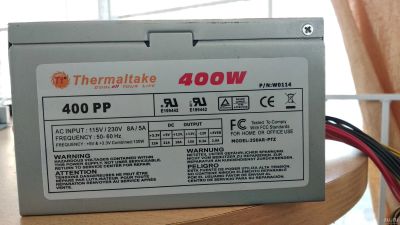 Лот: 14614295. Фото: 1. Thermaltake 400pp. Корпуса, блоки питания