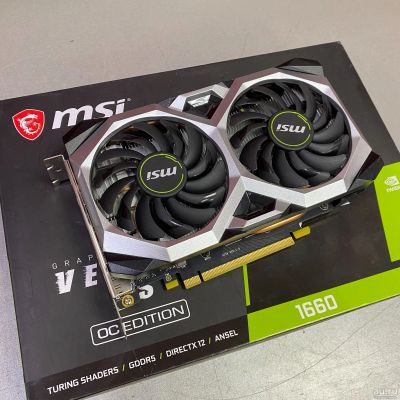 Лот: 16897364. Фото: 1. GTX 1660 6GB GDDR5 MSI Ventura... Видеокарты