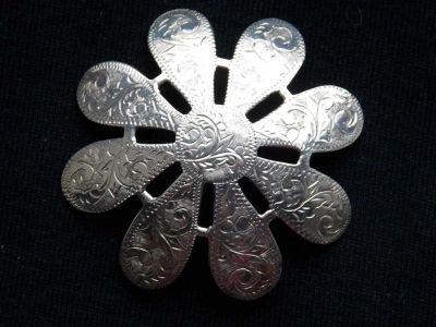 Лот: 5853244. Фото: 1. Брошь, Цветок, серебро, Сиам... Броши