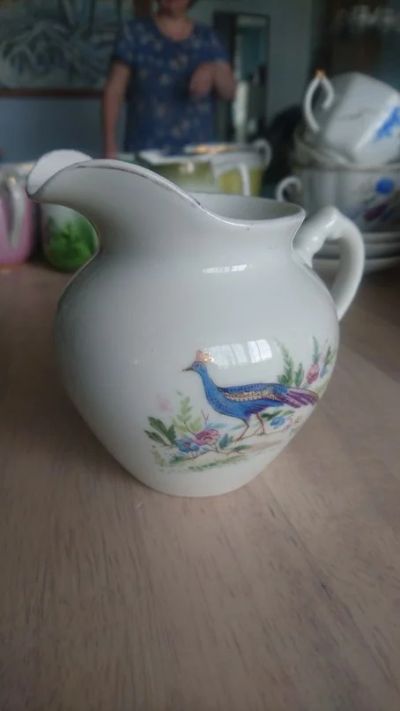 Лот: 7536242. Фото: 1. молочник, Дулево, павлины. Фарфор, керамика