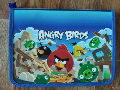 Лот: 18151910. Фото: 1. Папка для тетрадей Angry Birds... Школьная канцелярия